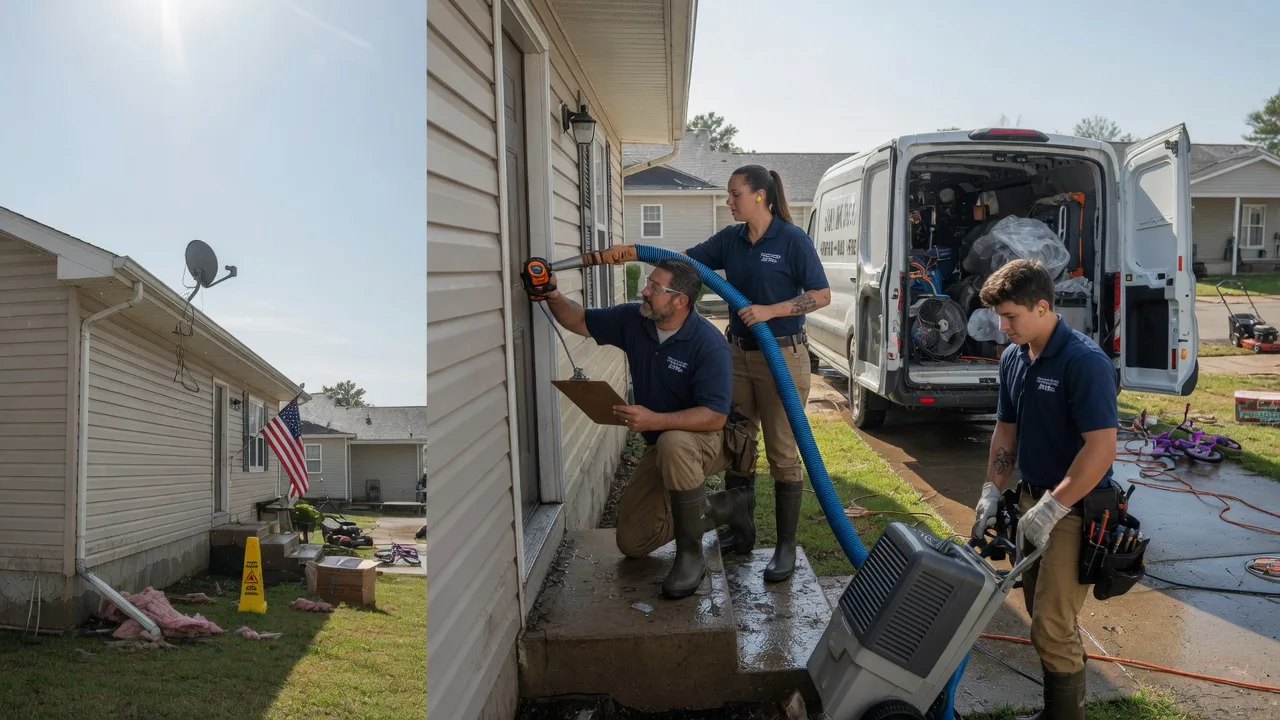 Ceiling Water Damage Restoration in Puryear, TN near me